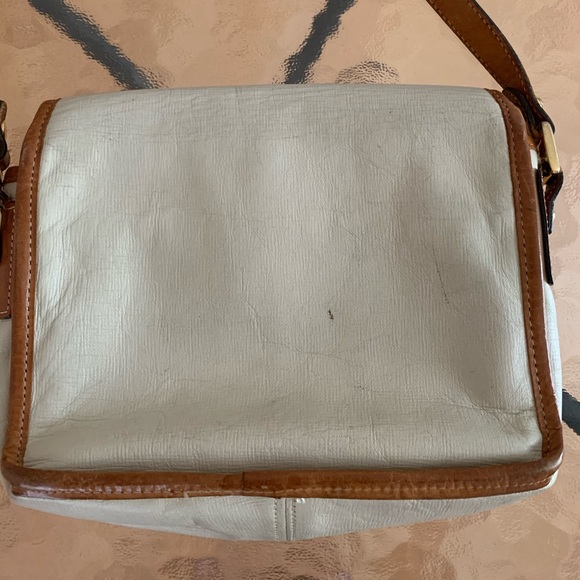 Vintage Hartmann White&Brown Leather Bag - Picture 2 of 7